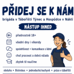 hledáme brigádníky kemp týnec nad sázavou