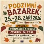podzimní bazárek v týnci nad Sázavou