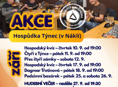 akce v&nbsp;hospudce týnec září ríjen